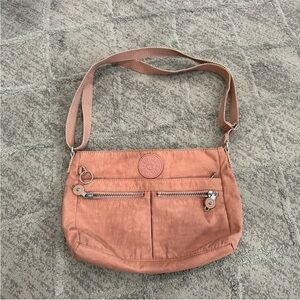 Kipling Angie Crossbody Bag Galaxy Twist Pink